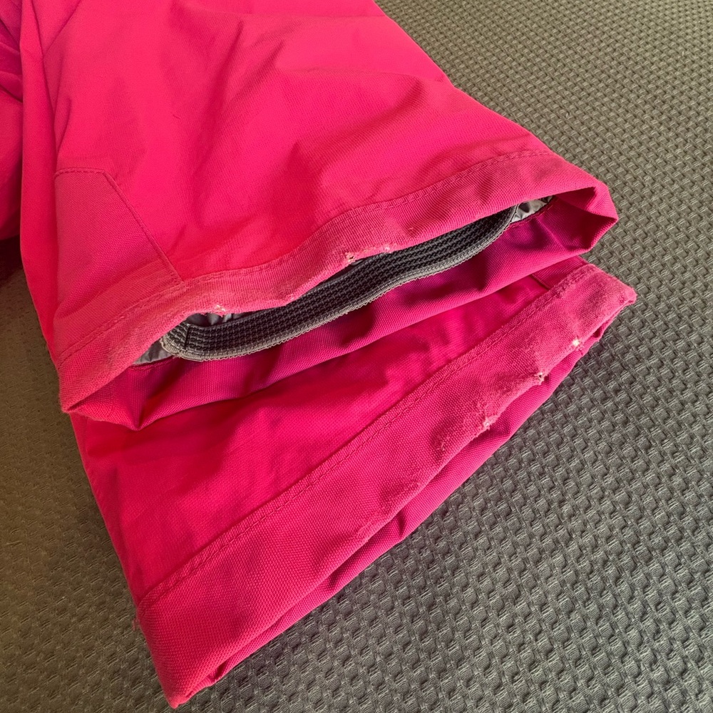 The North Face Girls Size 10/12 (M) Vibrant Pink Snow Pants - Picture 3 of 7